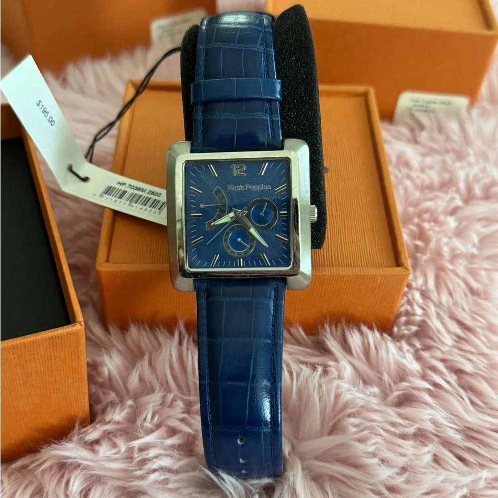 NIB HUSH PUPPIES SQUARE FACE WATCH‎